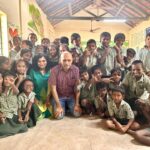 Vidyashakti Team at the school we support