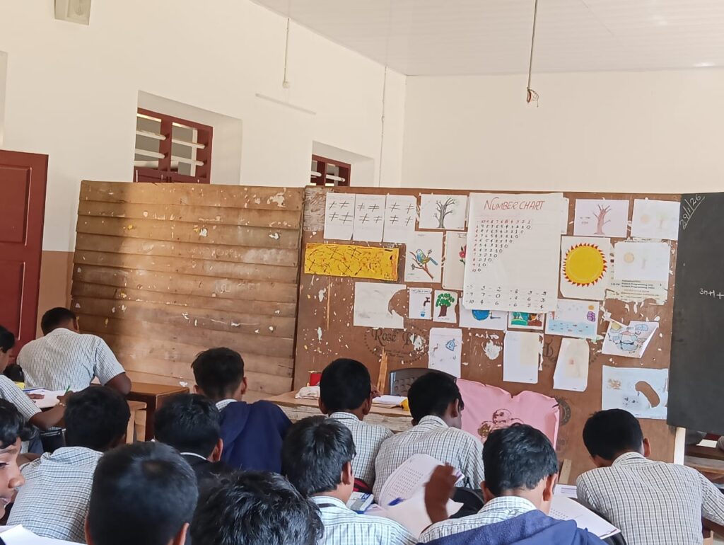 Class room in MAI high school Murakady